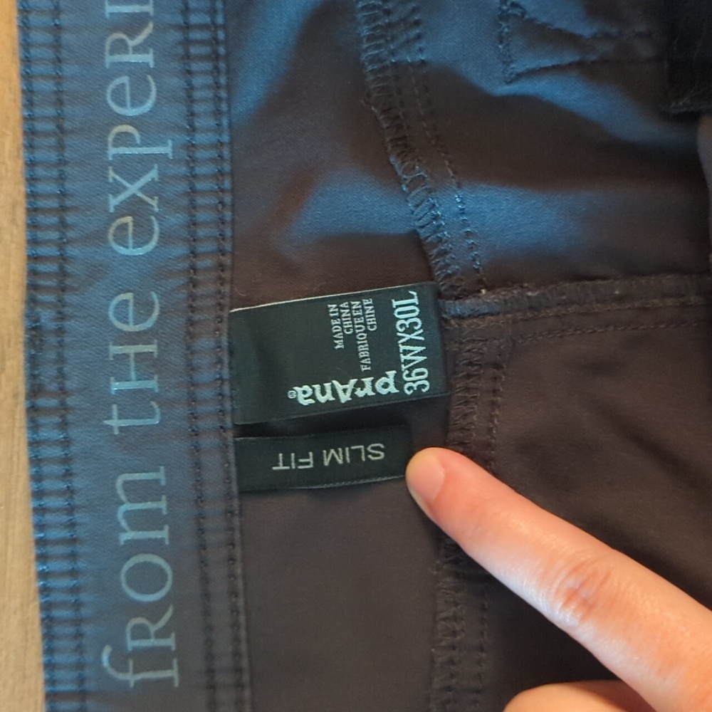 Prana Gray Hiking Pants - Picture 2 of 4